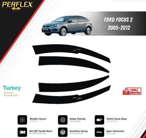 CAM RÜZGARLIĞI V2 MUGEN FORD FOCUS 2 2005-2012