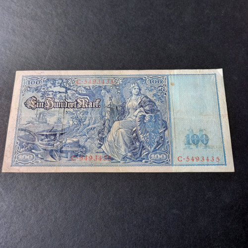 3996367f3639d63e02 1910 Almanya Berlin 100 Mark ÇT+ eski yabancı kağıt para