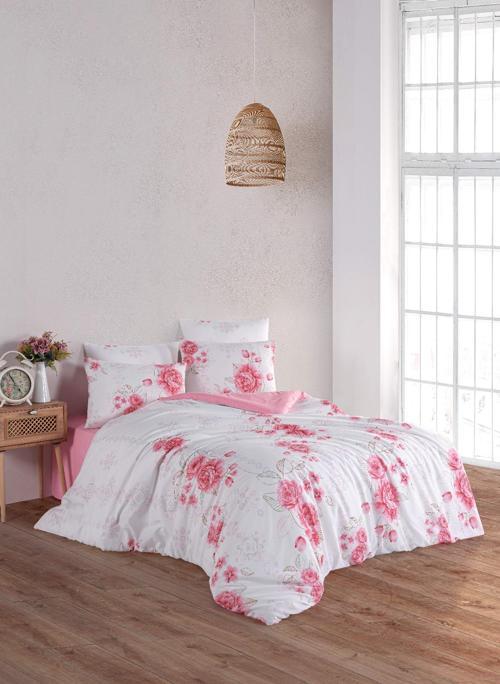 Newhome Alin Çift Kişilik %100 Pamuk Baskılı Pike Takımı