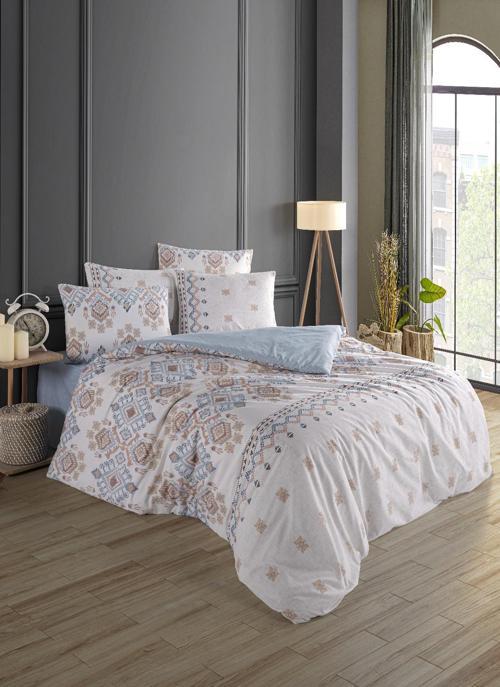 Newhome Meyra Çift Kişilik %100 Pamuk Baskılı Pike Takımı