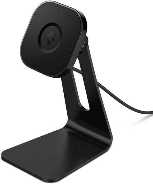 MagFit iPhone için MagSafe özellikli Şarj Standı + Manyetik Kablosuz Şarj Cihazı OneTap Pro Black - ACH02574