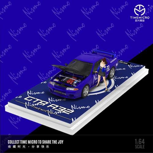 TimeMicro 1:64 Nissan GTR R32 Nismo No. 23 Race Car