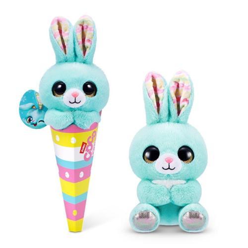 Zuru Coco Cone Turkuaz Tavşan Peluş Oyuncak | Renkli Koni Kutulu Sevimli Peluş