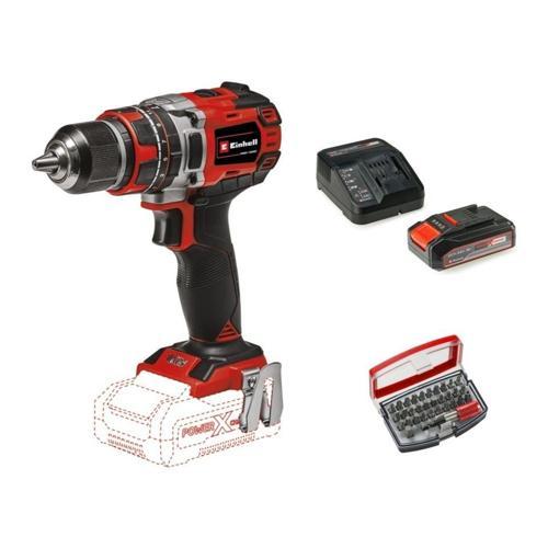 Tp-Cd 18/50 Li-I Bl Solo Akülü Vidalama Seti + 1 x 2.5 Ah Starter Kit + Kwb 32 Parça Bits Uç