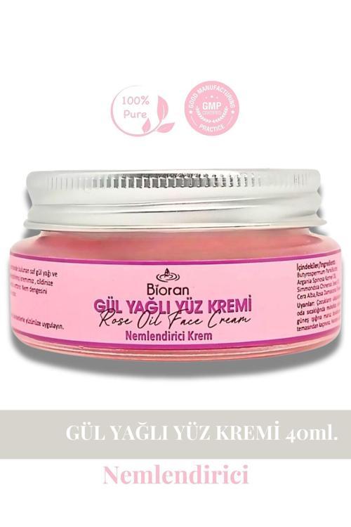 Gül Yağlı Yüz Kremi - Nemlendirici & Canlandırıcı | Doğal ve Saf İçeriklerle Cilt Bakımı