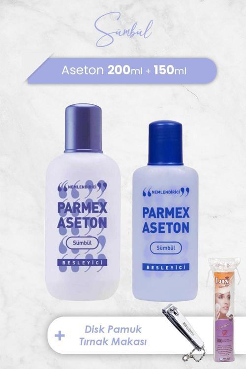 Aseton Sümbül 125 ml, Sümbül 200 ml, Tırnak Makası ve Disk Makyaj Pamuğu 100'lü