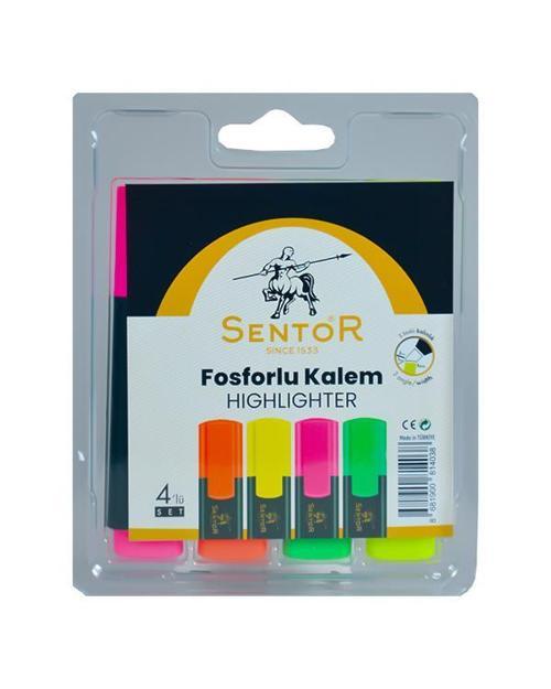 Fosforlu Kalem 4 lü Highlighter 900