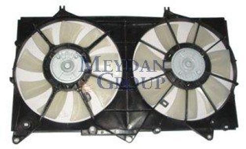 Toyota Camry 01/04 Radyatör Ve Kli̇ma Fan Davlumbazı Çi̇ftli̇ Komple (9+7 Kanat) 