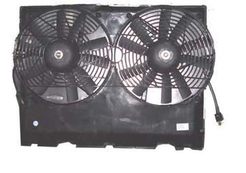 Mercedes E Class W124 93/95 Kli̇ma Fan Davlumbazı Komple (Çi̇ftli̇) (10+10 Kanat) (Tw) 