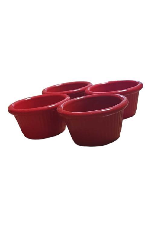 1. Kalite Polikarbon Kırılmaz Sosluk / Reçellik /Minimal Kase 12'Li