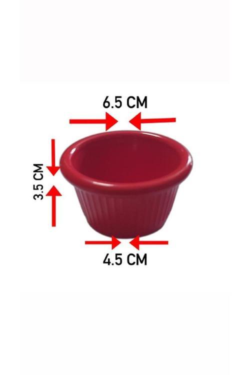1. Kalite Polikarbon Kırılmaz Sosluk / Reçellik /Minimal Kase 8'Li