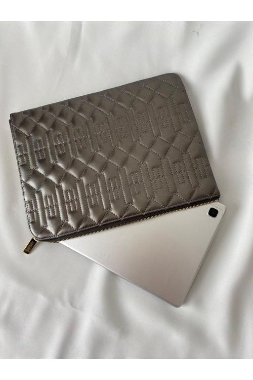 Sermio Hakiki Deri Clutch Tablet Çantası