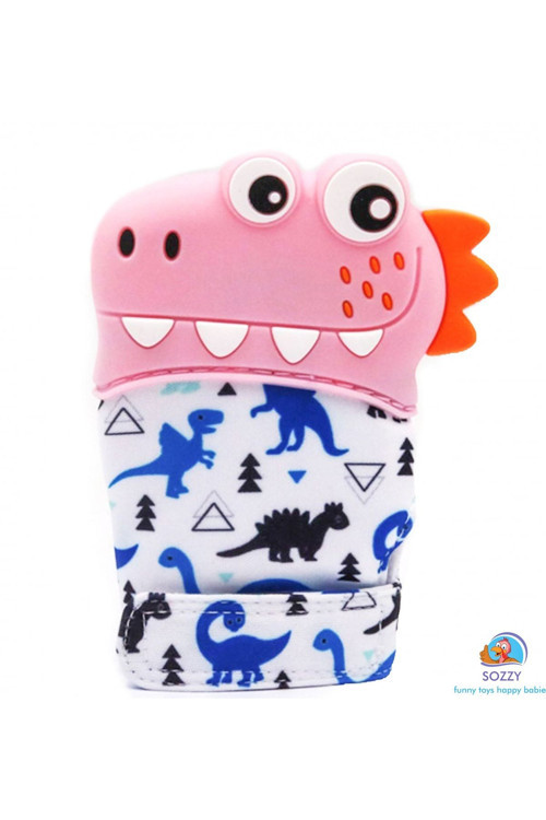 Sozzytoys Eldiven Dişlik Pembe Dinazorum