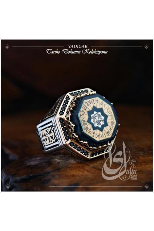 Islam Usta Tasarımı Yadigar Gümüş Erkek Yüzük