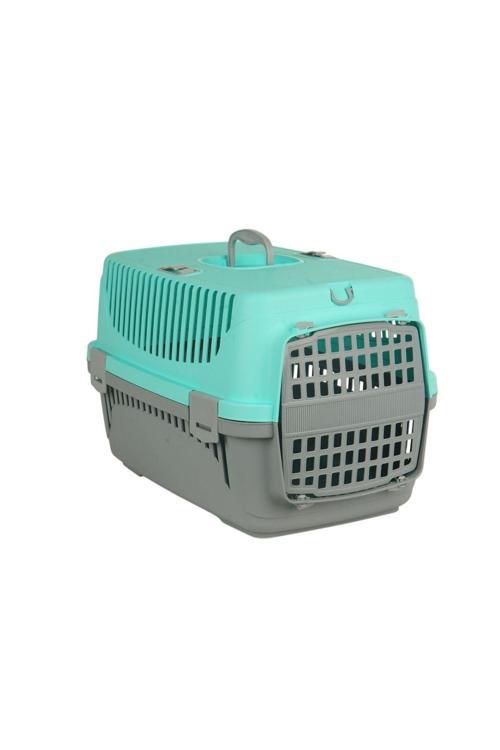 Hz-105 Kedi Köpek Evcil Hayvan Taşıma Çantası Box Büyük Boy Çok Fonksiyonlu Su Yeşili Gri