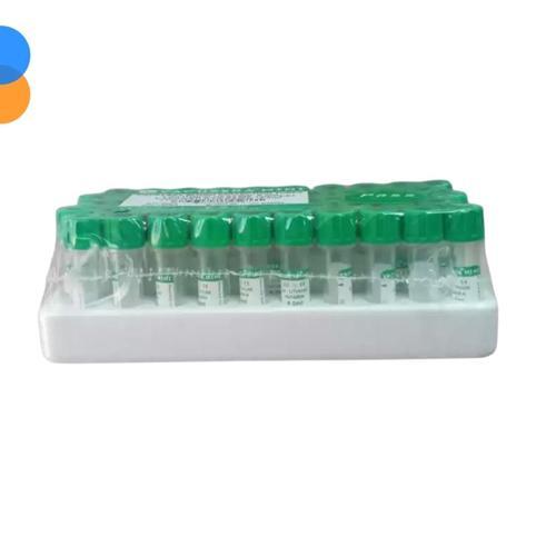Lityum Heparin Tüp 0,5ml Yeşil 50'li Paket