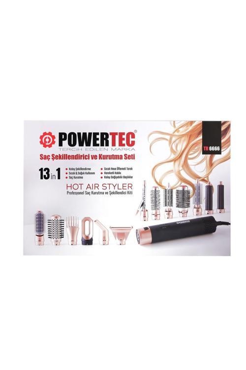 TR-6666 Ionic Series AirWrap Multi-Styler Saç Şekillendirici & Kurutma 13in1 Profesyonel Set
