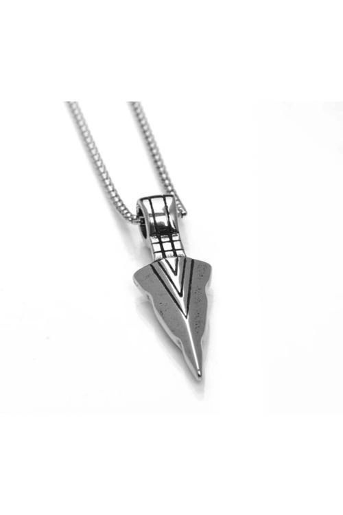 Erkek Kolye - Kunai Hançeri Model Çelik Kolye