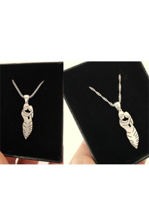 Söz Dizisi Kolyesi Erkek Bayan Gümüş Kolye Zincir Ikili Set