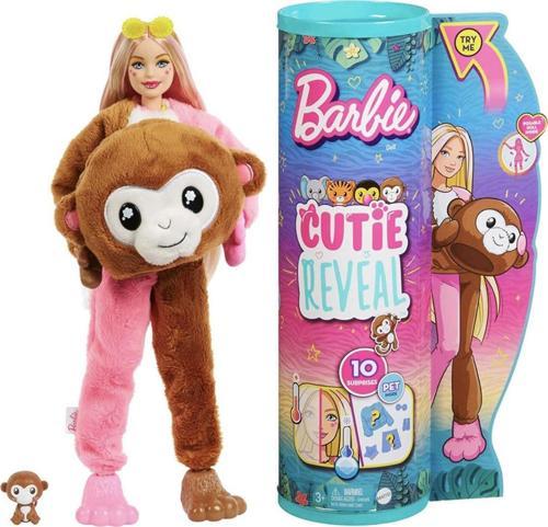 Cutie Reveal Bebekler Barbie Tropikal Orman Serisi Maymun HKR01