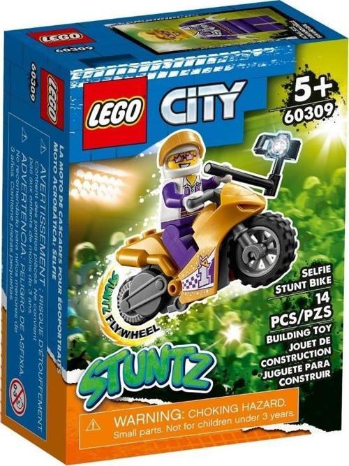 City Kameralı Gösteri Motosikleti 60309 +5 Yaş (14 Parça)