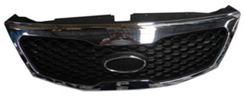 Kia Sorento 10/12 Ön Panjur Si̇yah Ni̇kelaj Kaplamalı (Tyg)