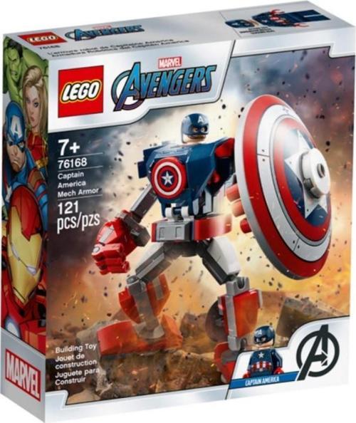 Marvel Super Heroes Kaptan Amerika Robot  Zırhı 76168