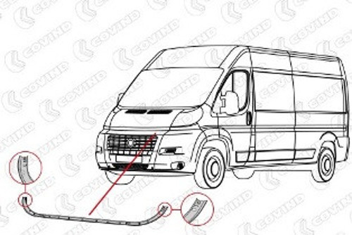Fiat Ducato 14/24 Ön Tampon Üst Bağlantı Sacı