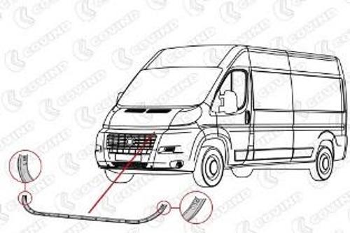Peugeot Boxer 14/24 Ön Tampon Üst Bağlantı Sacı 