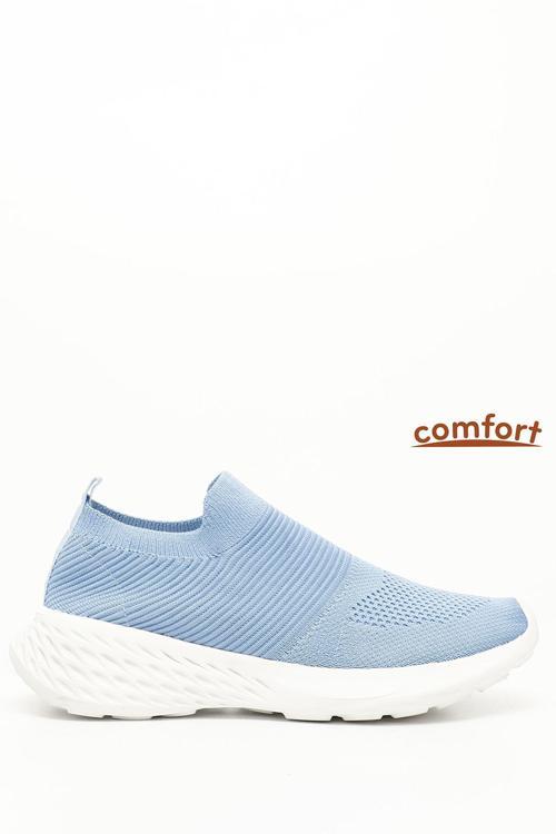 Mavi Gön Spor Kadın Triko Sneaker 34610
