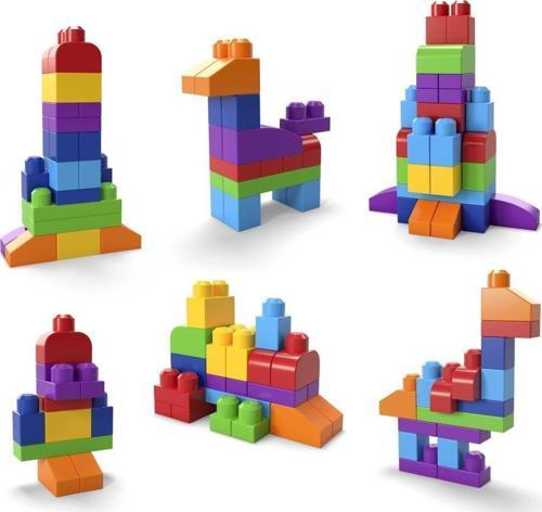 Mega Bloks First Builders 60'lı Blok Torbaları CYP67 DCH55 Mavi