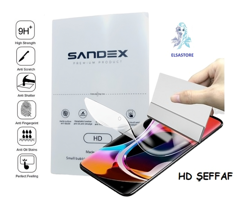 HAYALETE 10 LİTE NANO Ekran Koruyucu Esnek ULTRA İnce SANDEX - HD ŞEFFAF