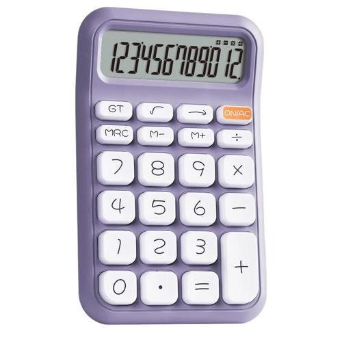 PM-25411 MOR 12 HANELİ HESAP MAKİNESİ