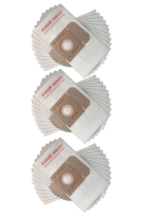 Arçelik S 4120 - 4122 - 4124 Kanguru Süpürge Toz Torbası 30 Adet Kağıt