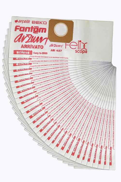 Fantom Ecologic WF 4900 Süpürge Toz Torbası Kağıt 30 Adet
