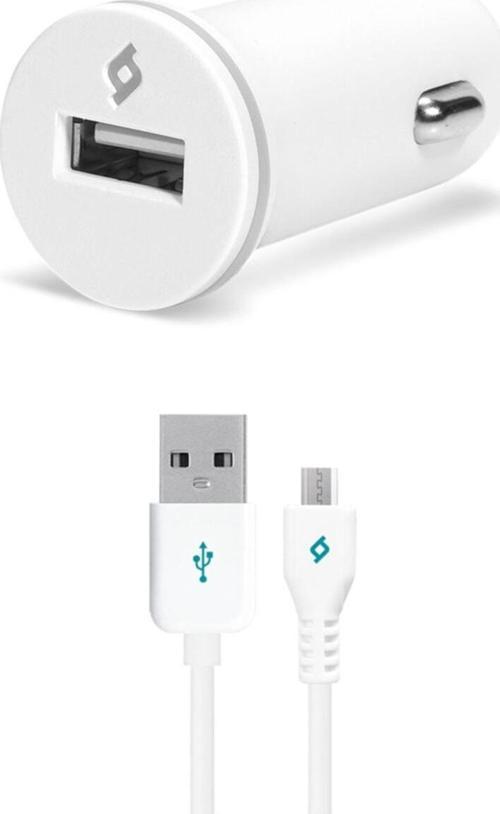 2CKC01B Compact Araç Şarj Cihazı Micro Usb 1000 Ma Beyaz