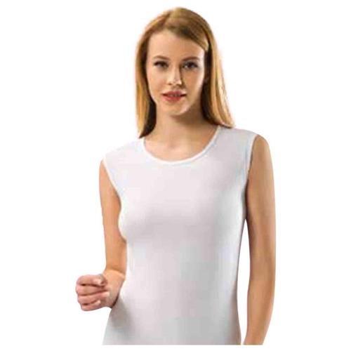 Bayan Likralı Penye Sıfırkol Atlet 6006