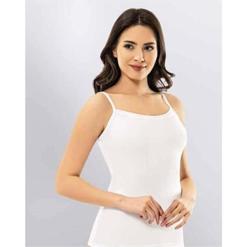 Bayan Likralı Pedli İp Askılı Atlet 6349