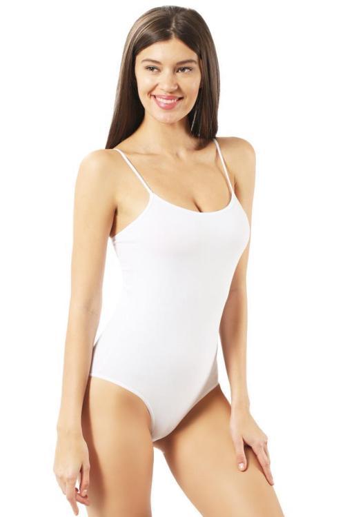 Bayan İp Askılı Likralı Çıtçıtlı Kancalı Body 0603