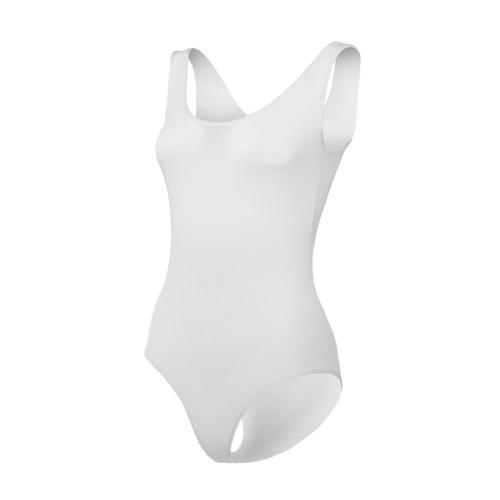 6 Adet Yıldız Bayan Likralı Geniş Askılı Çıtçıtlı Body Beyaz 2067