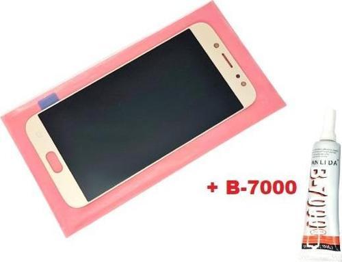 Samsung Galaxy J7 Pro 2017 J730 Lcd Ekran Dokunmatik GOLD (B-7000)