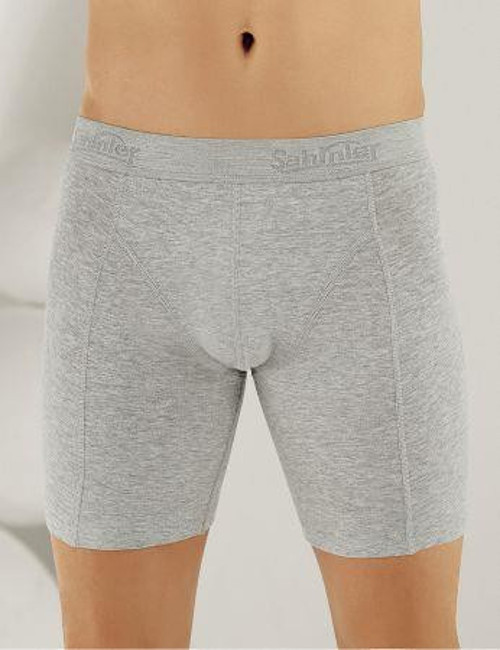 6 Adet Şahinler Erkek Likralı Uzun Short Boxer E114