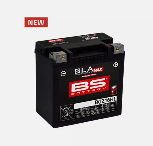 Bs BGZ16HL Sla Max 2008-2012 Harley-Davidson Sportster 1200 Nightster Uyumlu Akü