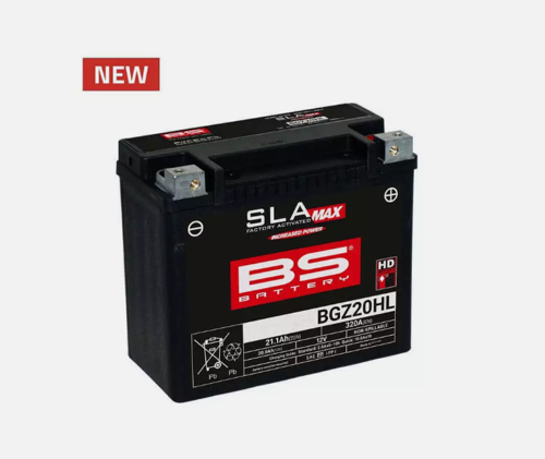 Bs BGZ20HL Sla Max 2018-2022 Harley-Davidson Softail Sport Glide Uyumlu Akü