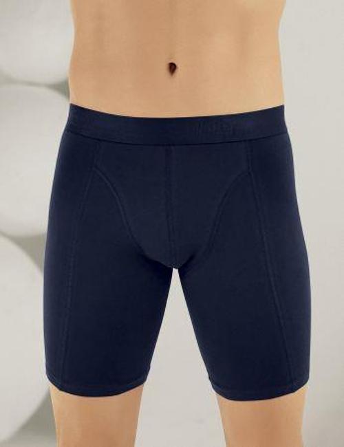 Erkek Likralı Uzun Boxer Renk Seçenekli E114
