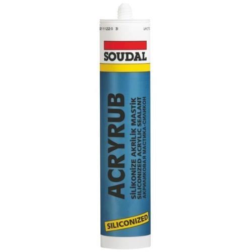 Acryrub Silikonize Mastik 310 ml Siyah