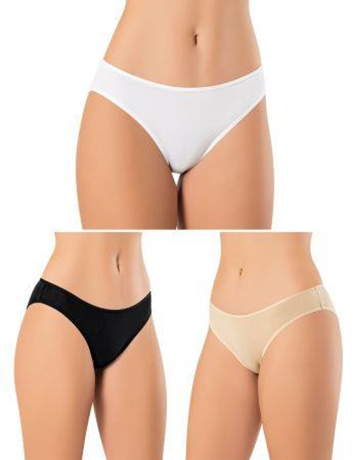 6 lı Paket Şahinler Bayan Modal Likralı Bikini Külot B3081