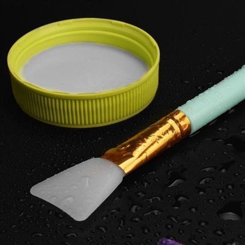 Büro Ev Ofis Personel Cilt Bakımı için 2ADET Silikon Maske Krem Spatulası Seti