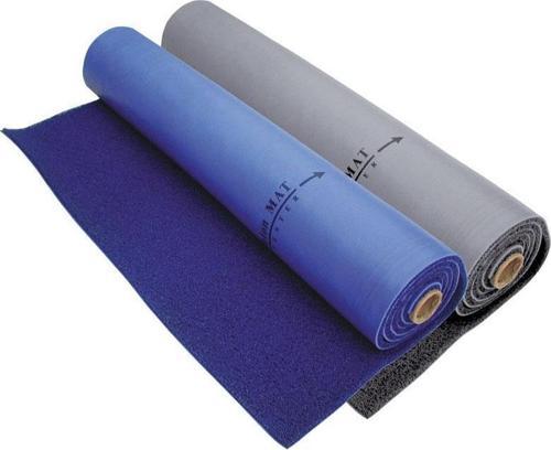 Denizci Halısı,Destek Yüzlü,Pvc Mavi Genişlik 120Cm