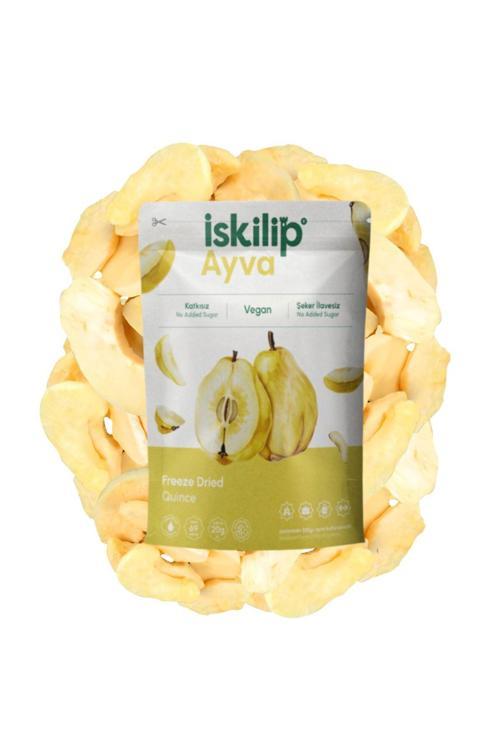 Dondurularak Kurutulmuş Ayva - Ayva Kuru Meyve Cipsi - Frezee Dried Quince 10'Lu